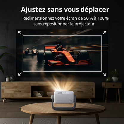 Vidéo Projecteur Android 13 TP350 – Full HD 1080p, 650 ANSI, Netflix Officiel, WiFi 6, Bluetooth 5.2, HDMI/USB – Auto Keystone