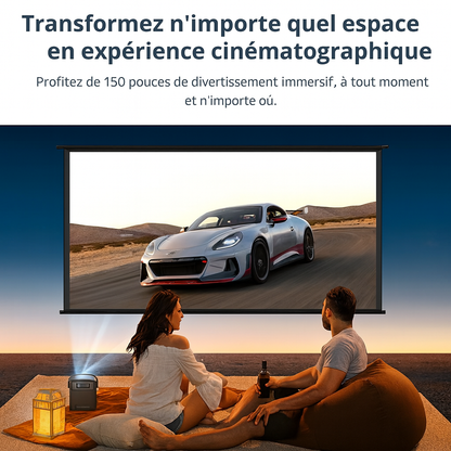 Projecteur vidéo portable Full HD 1080P - 3D